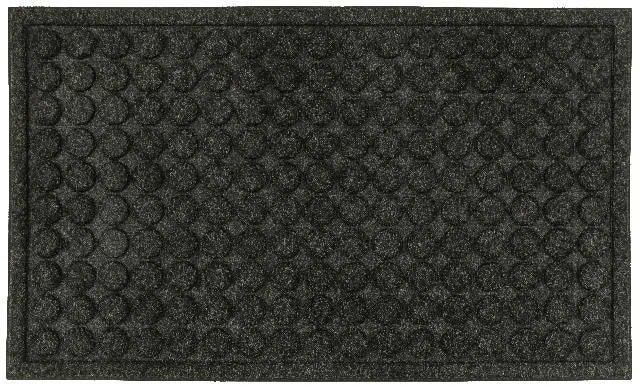 Килимок придверний Multyhome Contours Rounds антрацит 45x75 см (EU5000128)